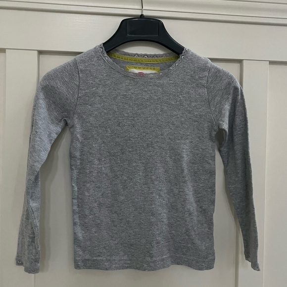 Mini Boden Girls Long sleeve Pointelle Top Size 8-9 - Picture 1 of 2